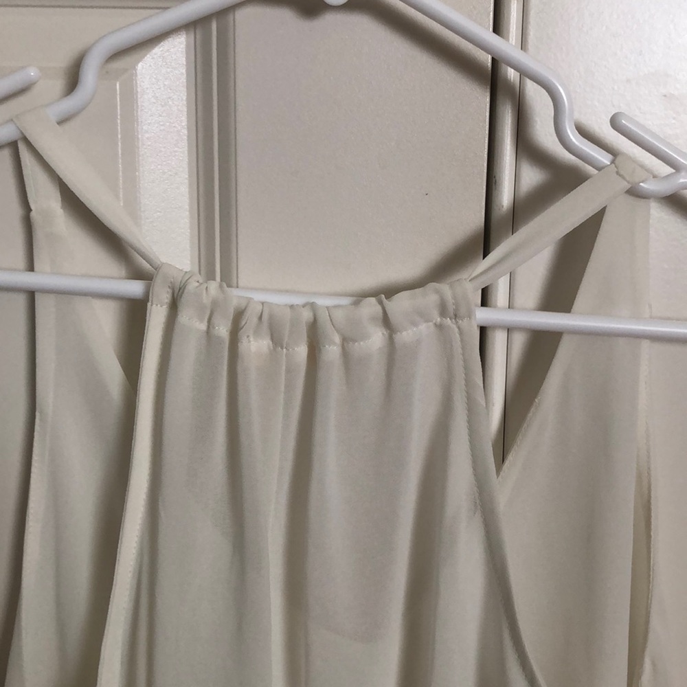 White/off-white tank top - Picture 3 of 4
